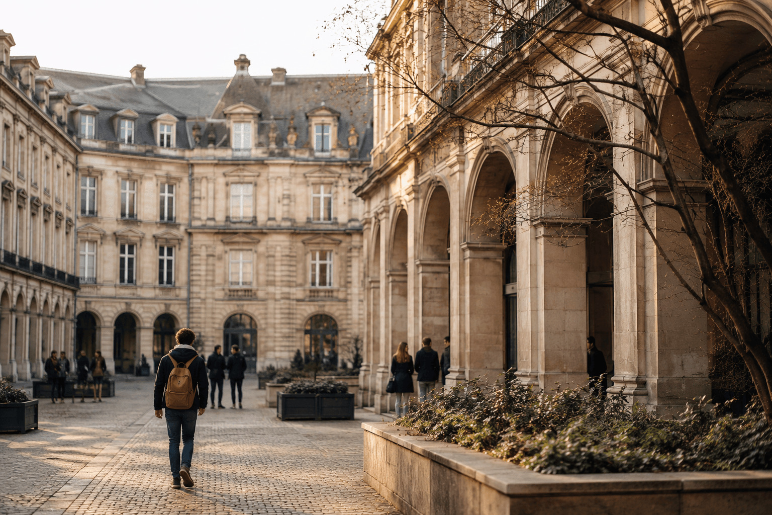 French public university campus